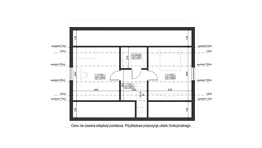 ERDOL 1 XL - Version Rechts (Wohnzimmer auf der rechten Seite) - Treppe im Wohnzimmer - Dachgeschossausbau - Beispielvorschlag