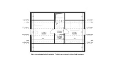 ERDOL 1 XL - Version Rechts (Wohnzimmer auf der rechten Seite) - Treppe in Treppenhaus - Dachgeschossausbau - Beispielvorschlag