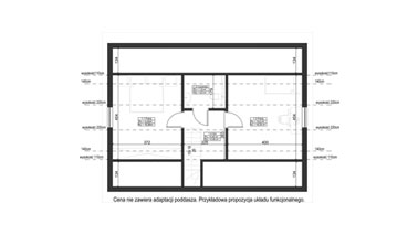 ERDOL 1 XL - Version Links (Wohnzimmer auf der linken Seite) - Treppe im Wohnzimmer - Dachgeschossausbau - Beispielvorschlag