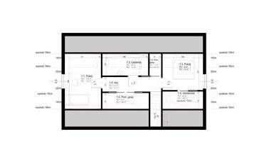 ERDOL 3 - Version Links (Wohnzimmer auf der linken Seite) - Dachgeschossausbau - Beispielvorschlag