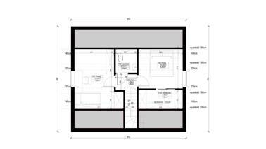 ERDOL 1 - Version Links (Wohnzimmer auf der linken Seite) - Dachgeschossausbau - Beispielvorschlag